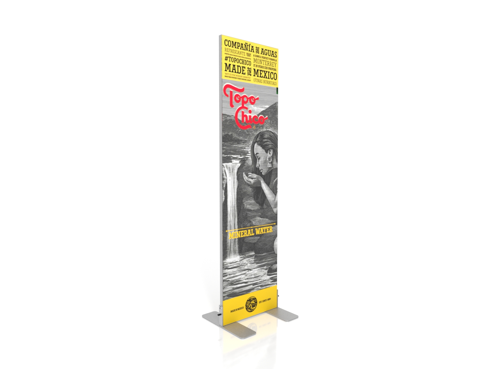 VK-1860D SEGUE Sunrise Banner Stand -- Double-Sided Version